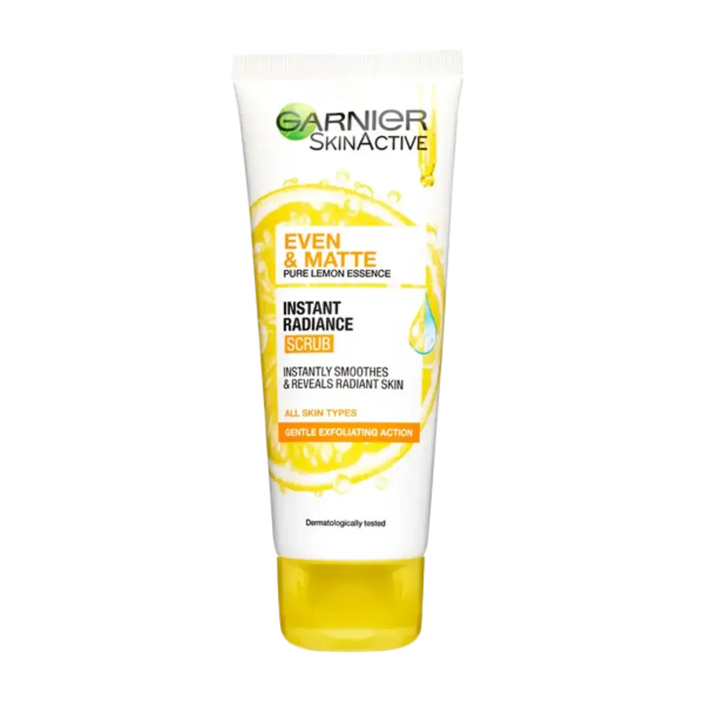 Garnier Even & Matte Instant Radiance Scrub 100ml