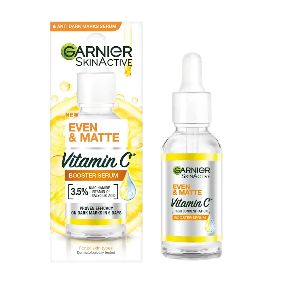 Garnier Even & Matte Vitamin C Booster Serum 30ml