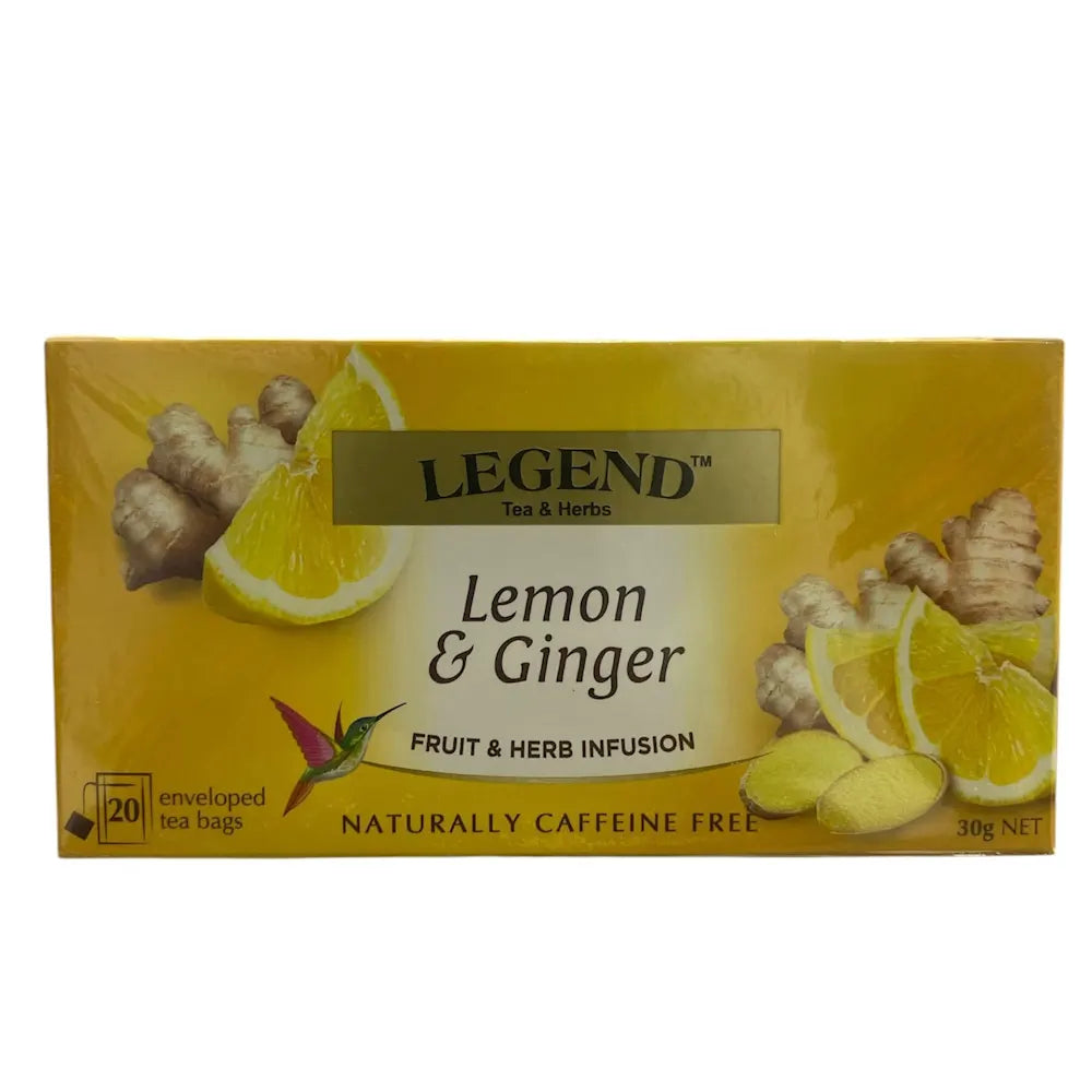 Legend Lemon & Ginger Green Tea 30g x20 Tea Bags