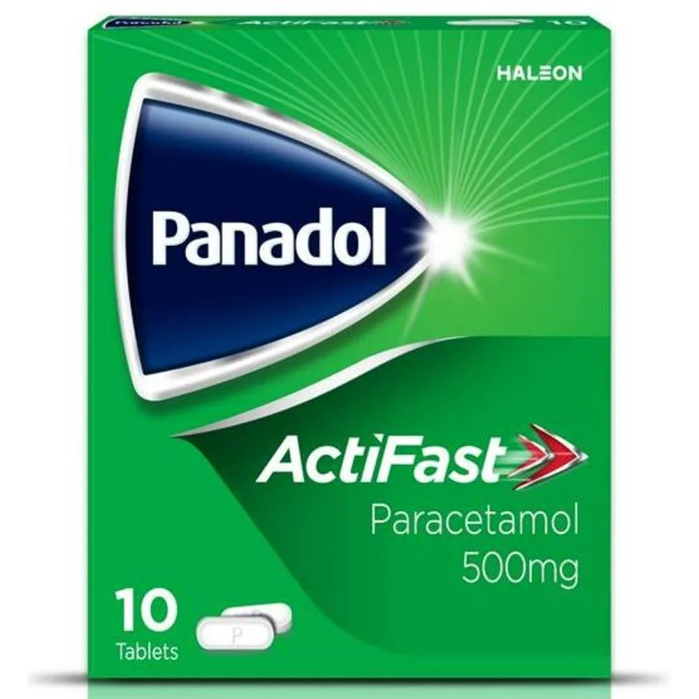 Panadol Actifast Paracetamol 500mg Tablets x10