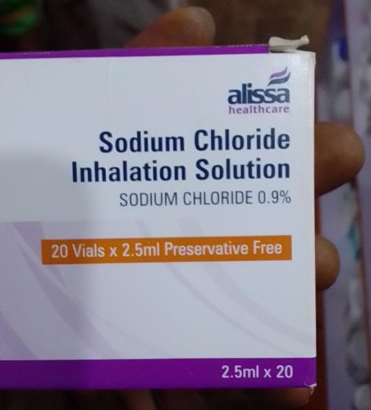 Alissa
Sodium Chloride
Inhalation Solution
SODIUM CHLORIDE 0.9%