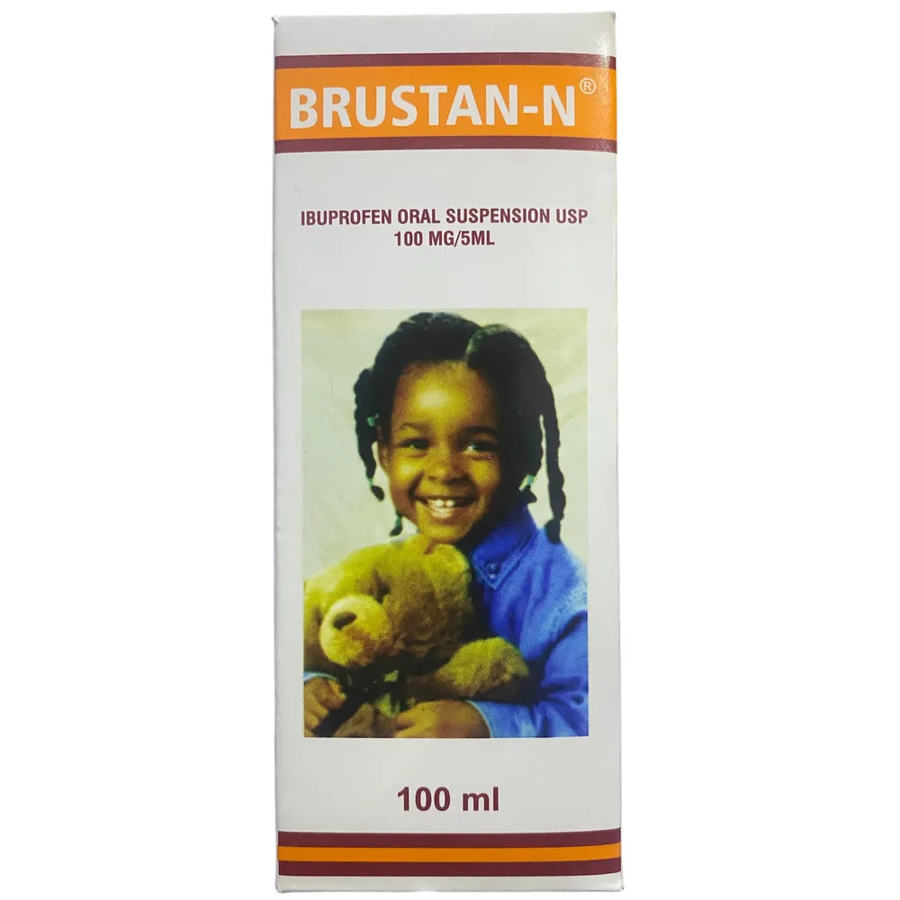 Brustan-N Ibuprofen Oral Suspension 100mg/5ml 100ml