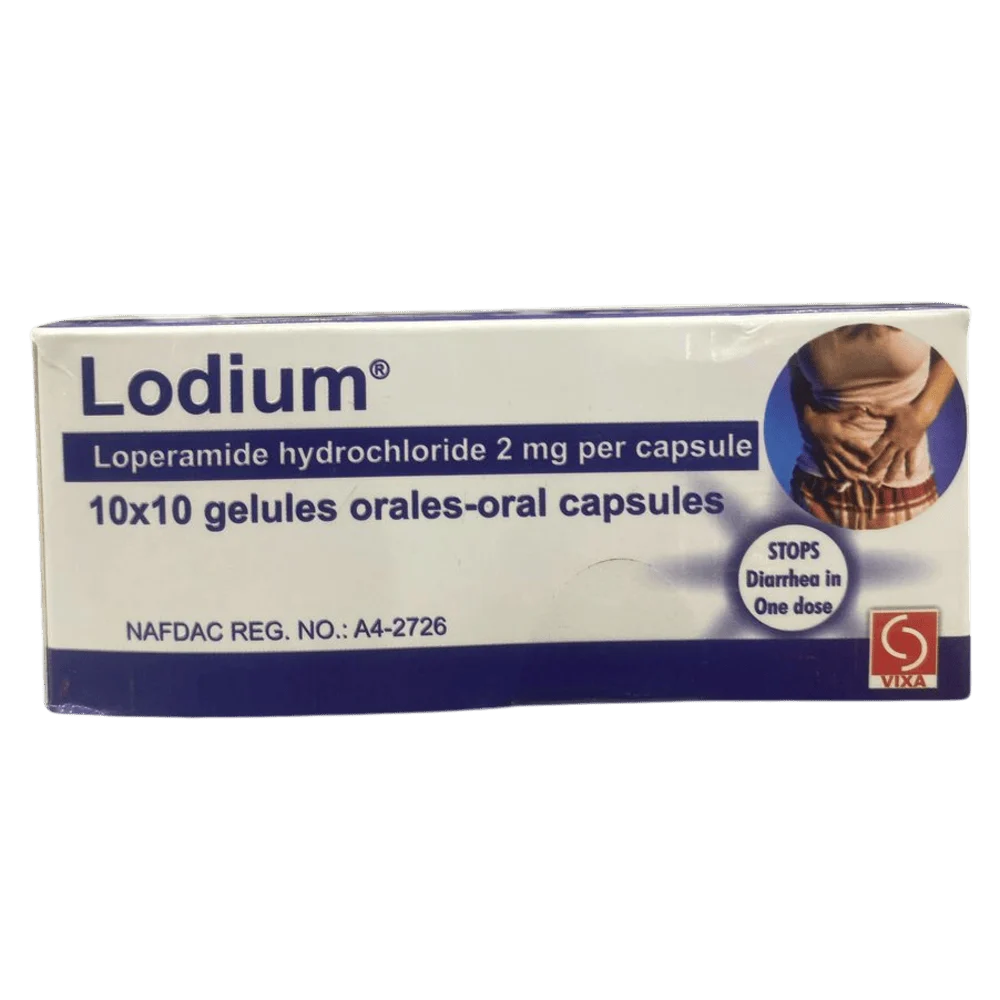 Lodium Loperamide 2mg x10 - 1 Satchet