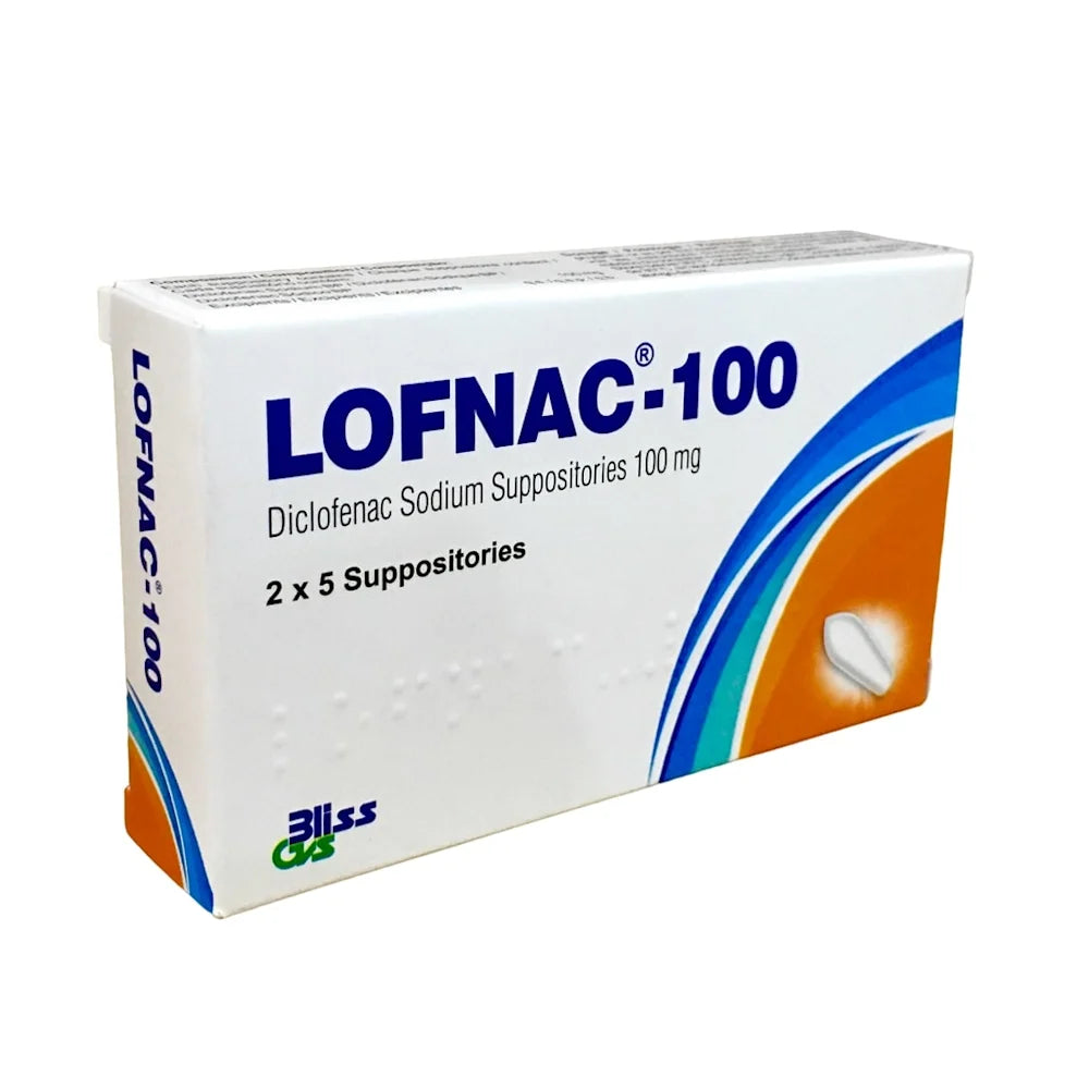 Lofnac Diclofenac Suppositories' 100mg x10