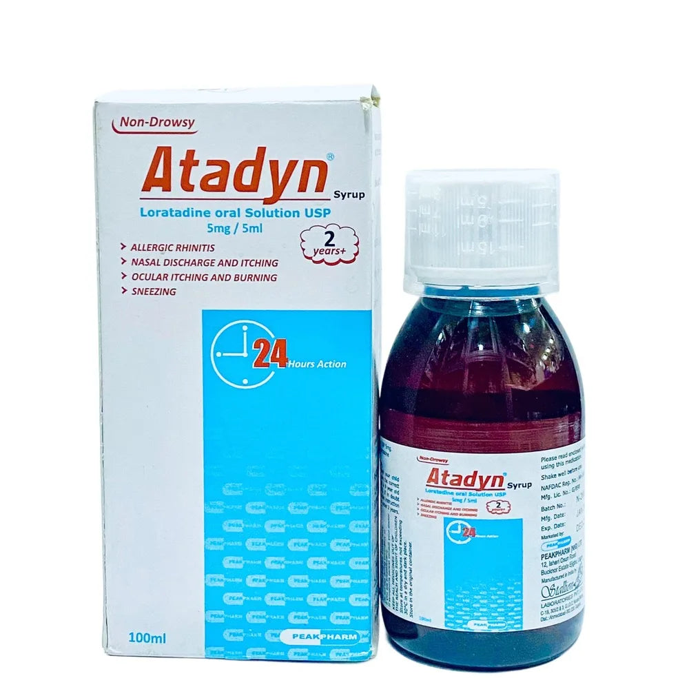 Loratadine Atadyn 5mg/5ml 100ml