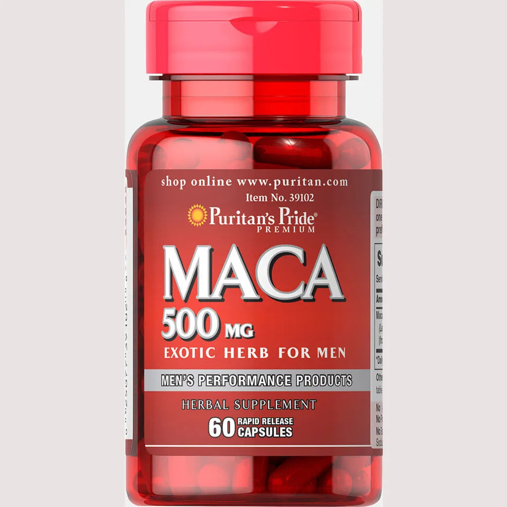 Puritan's Pride Maca 500Mg x60 Capsules