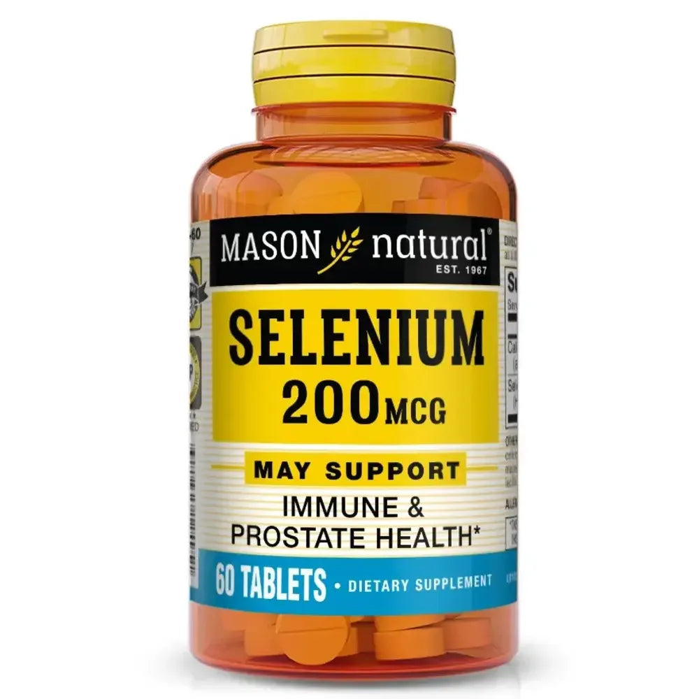 Mason Natural Selenium 200mcg Tablets x 60