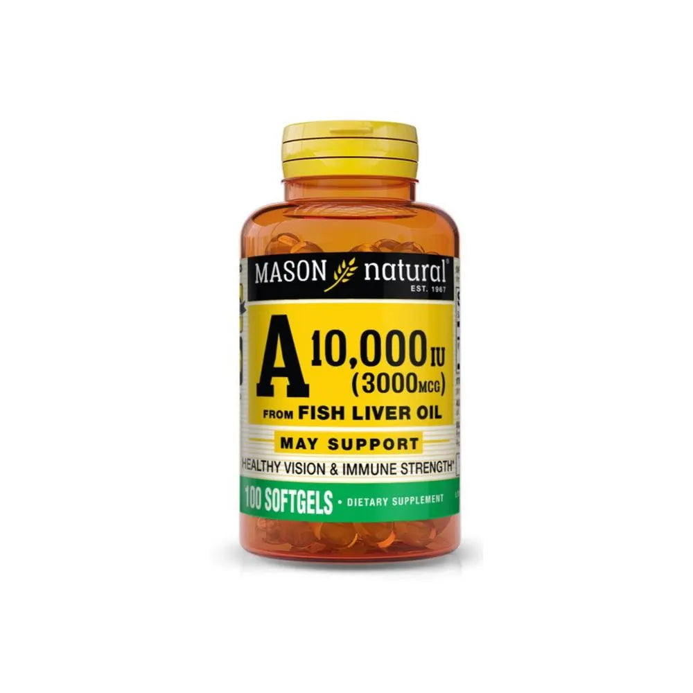 Mason Vitamin A Softgels 10,000IU x 100