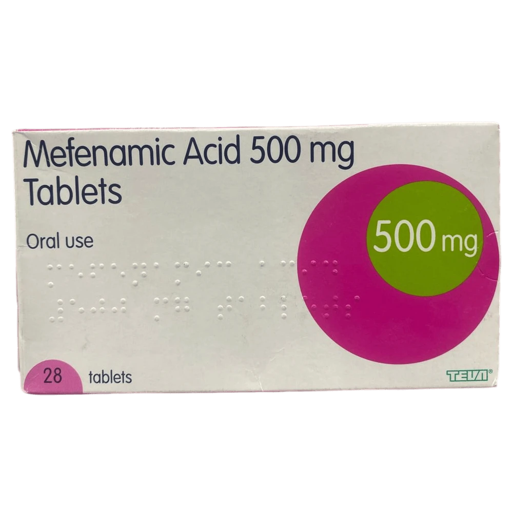Mefenamic Acid Teva 500mg Tablets x28