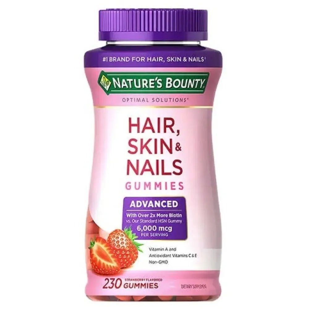 Nature's Bounty Hair, Skin & Nails Advanced 6000mcg Gummies x230