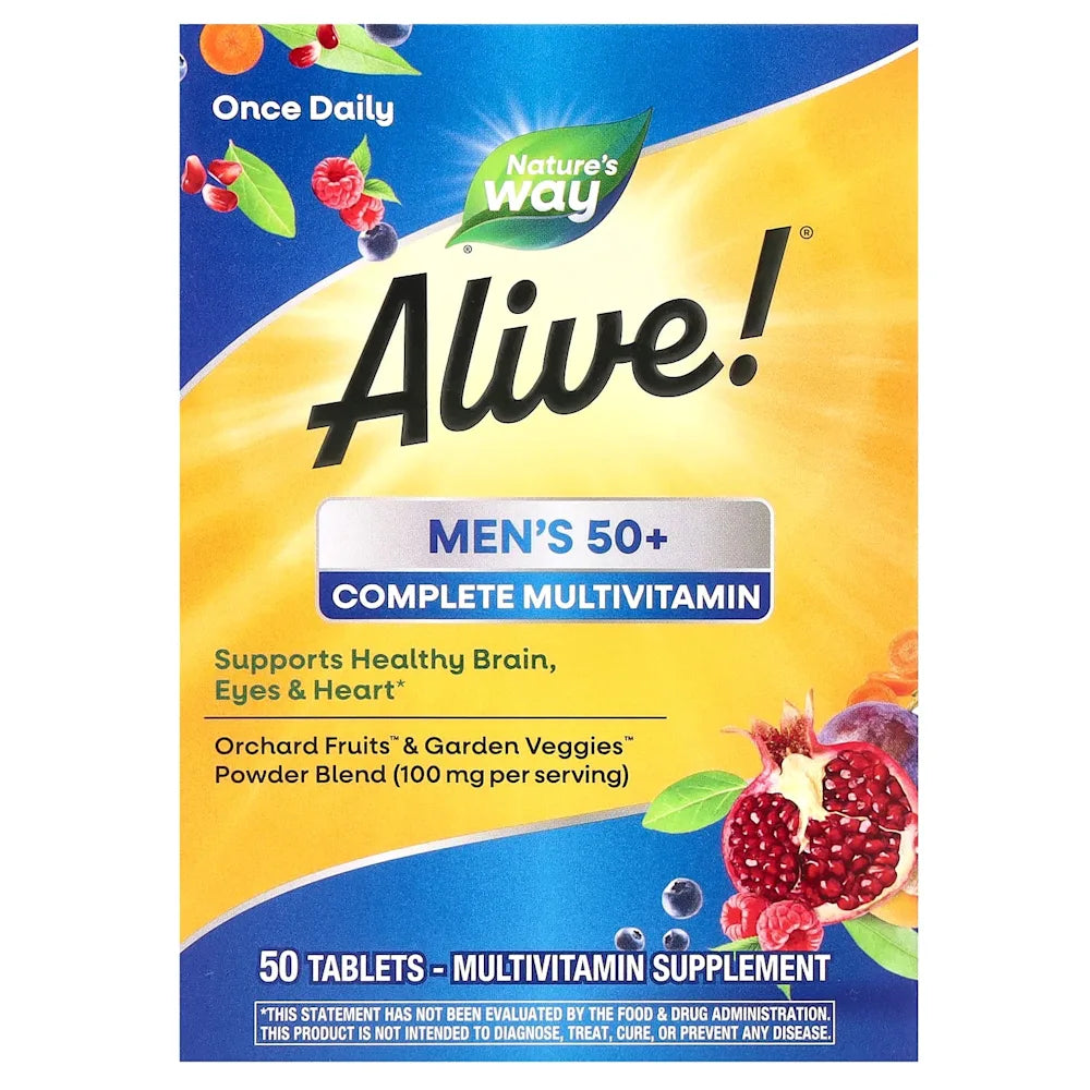 Nature's Way Alive! Men's 50+ Complete Multivitamin X50