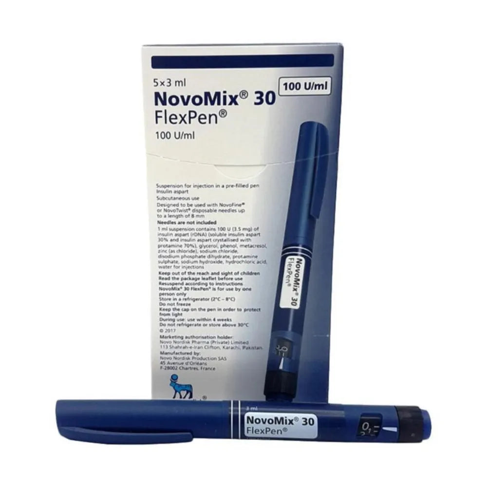 Novomix 30 Flexpen (Insulin) 100IU Inj x3ml x5