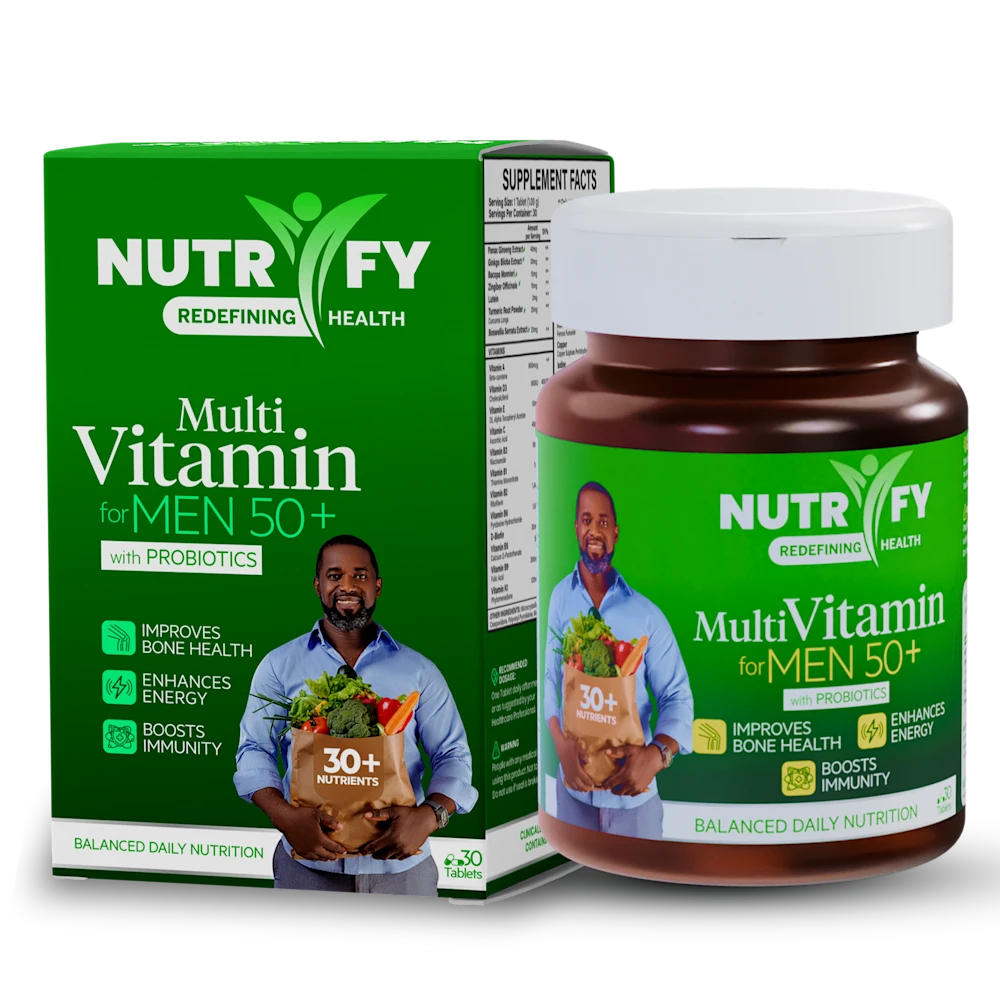 Nutrify Multivitamin For Men 50+ Probiotics x30