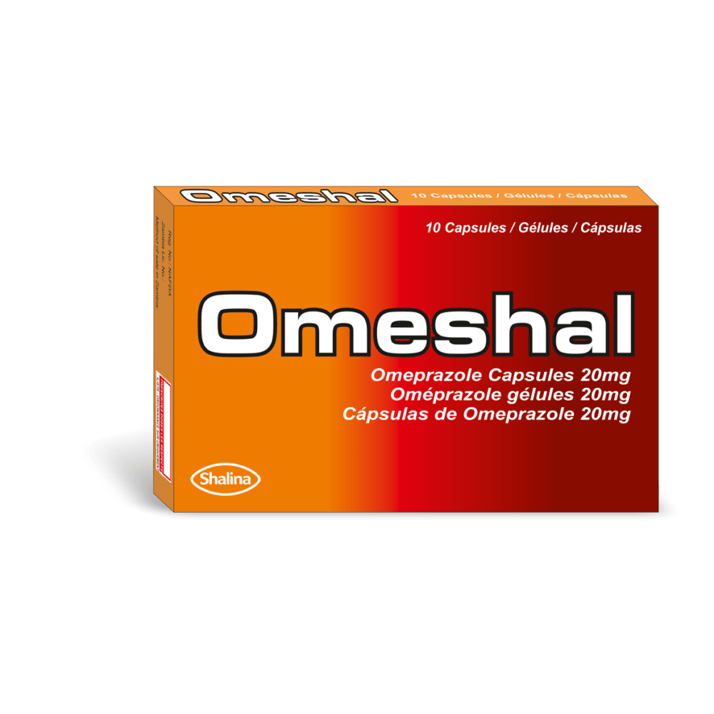 Omeshal Omeprazole 20mg x10