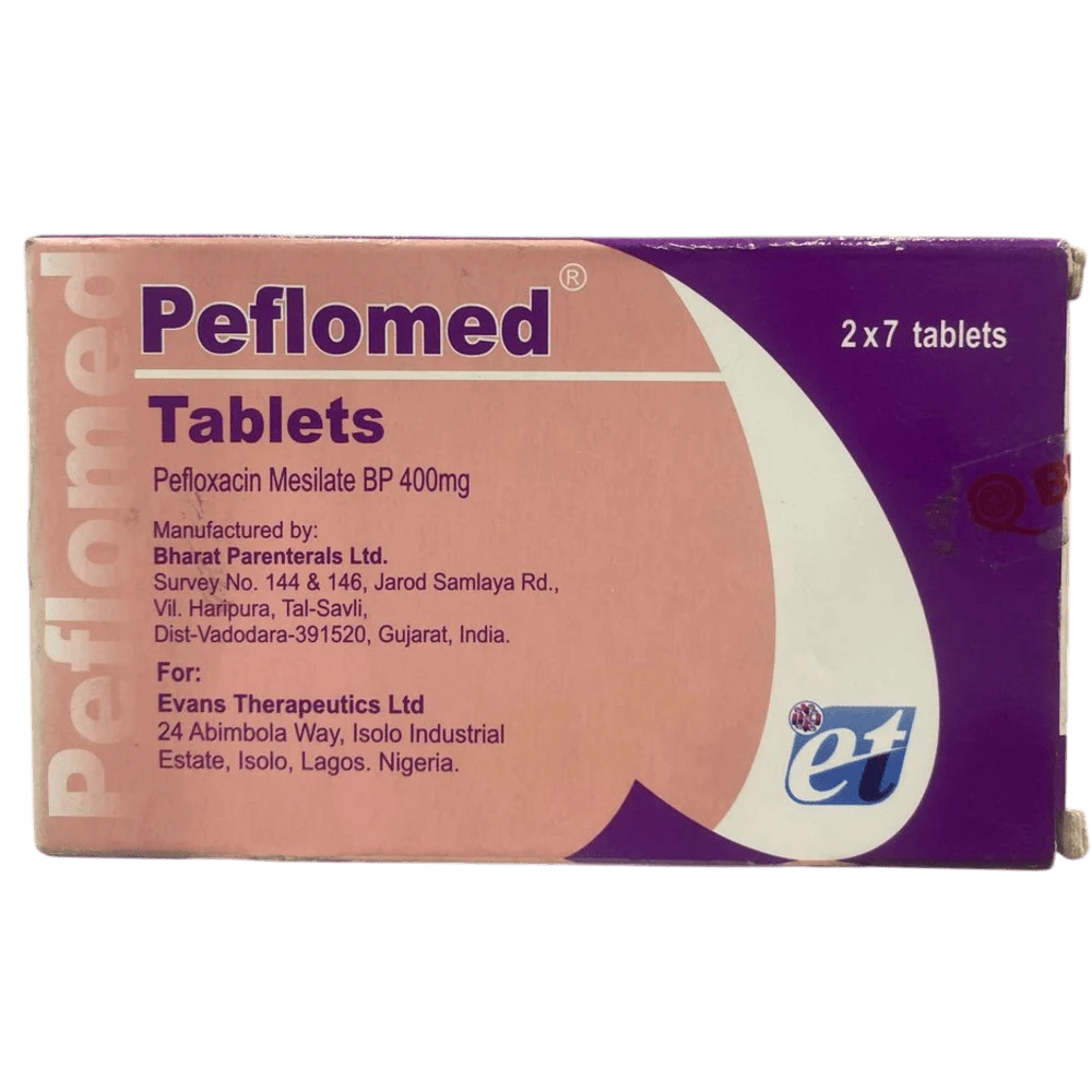 Peflomed Pefloxacin Mesilate x14