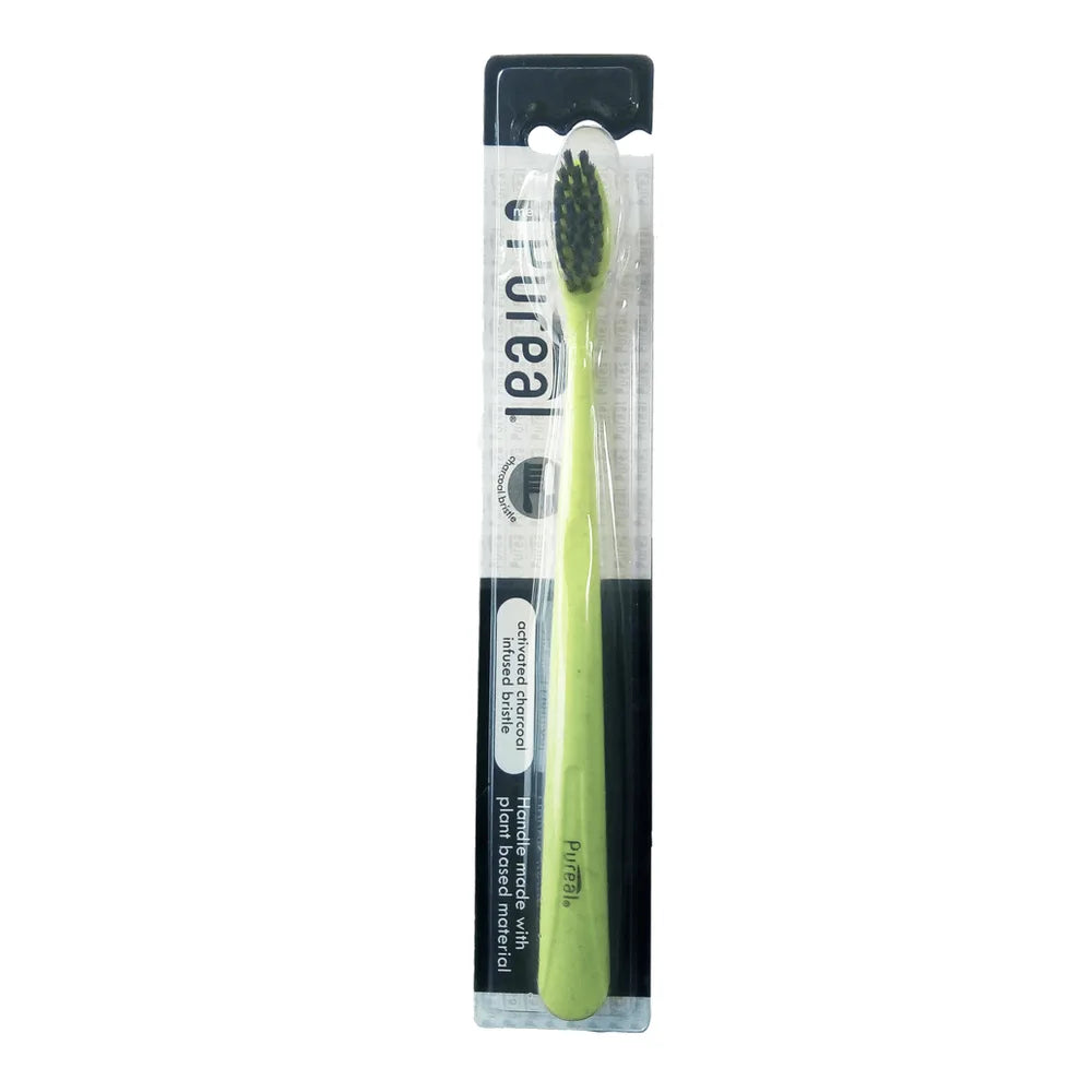 Pureal Deep Cleaning Charcoal Infused Medium Toothbrush