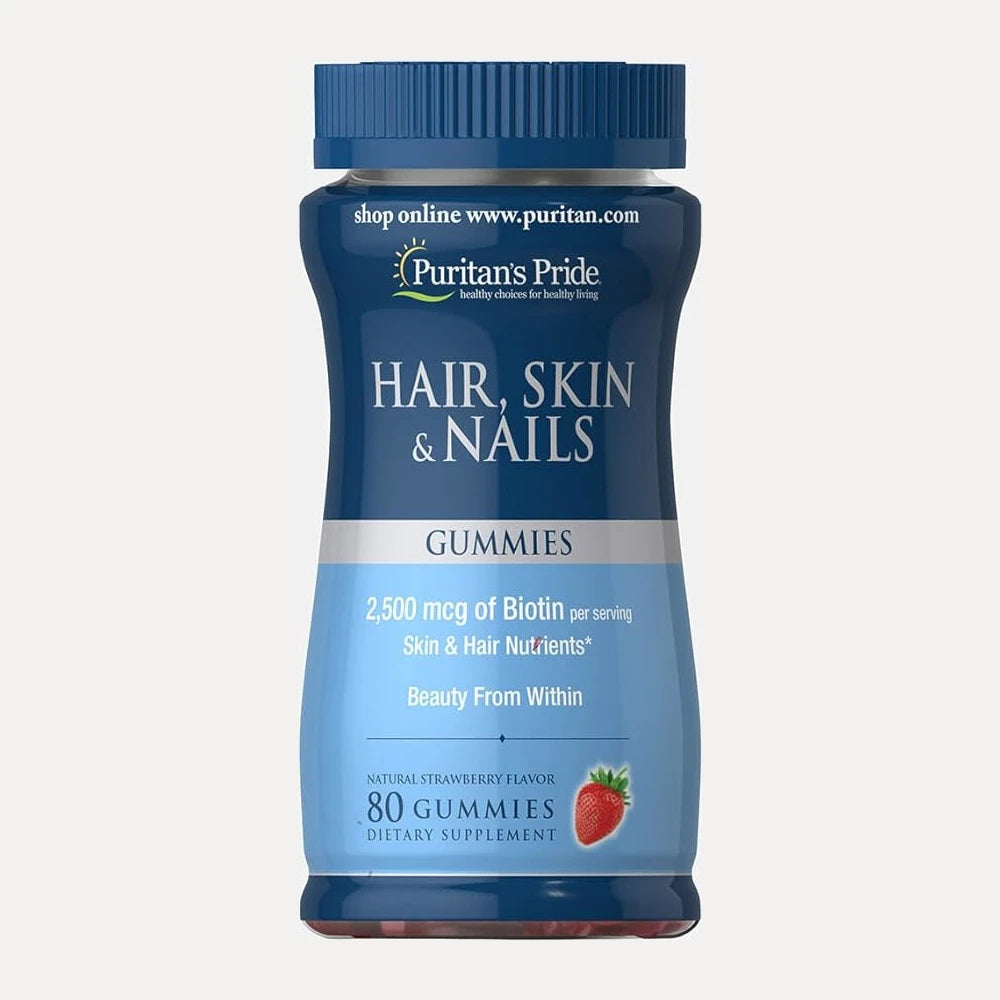 Puritan's Pride Hair, Skin & Nail + Biotin x80