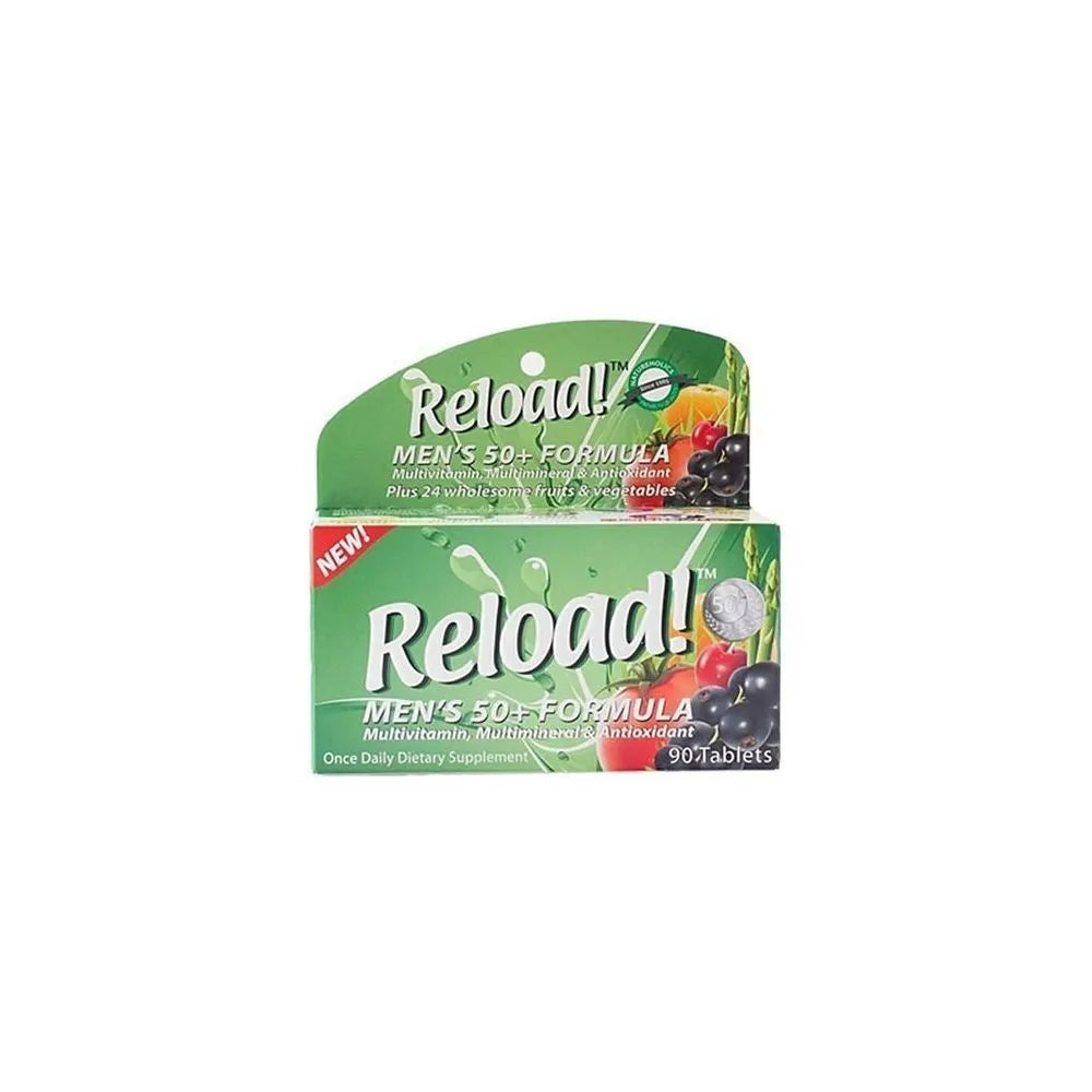 Reload Men's 50+ Formula Tablets x 90