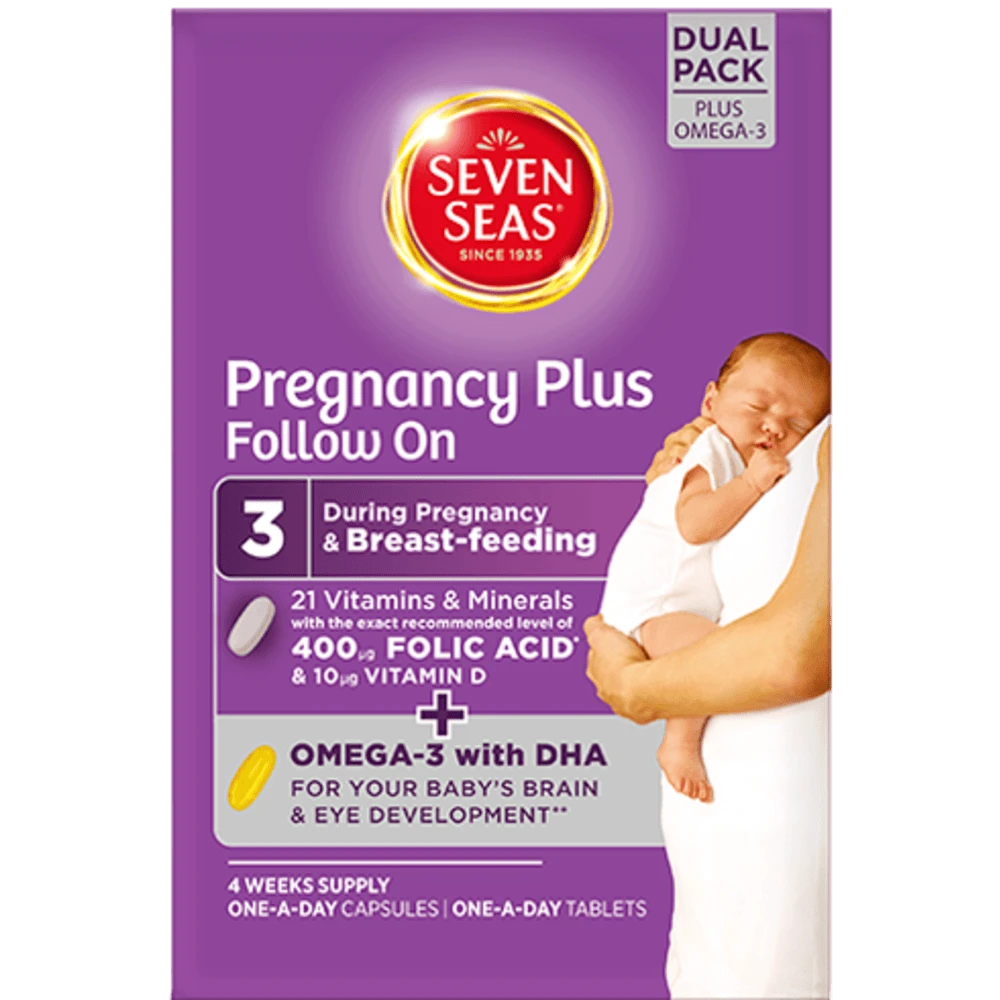 Seven Seas Pregnancy Plus Follow On - Dual Pack with Omega-3 x56