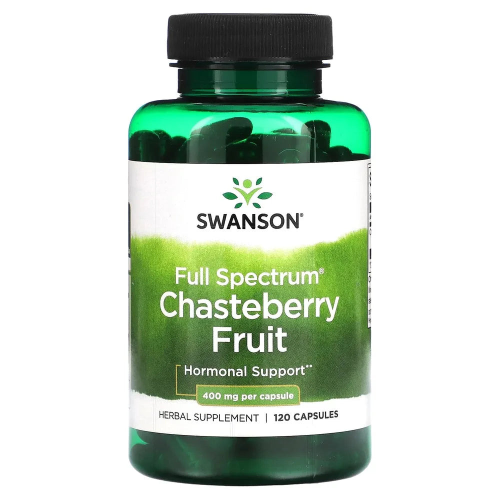 Swanson Chasteberry Fruit Capsules 400mg x120