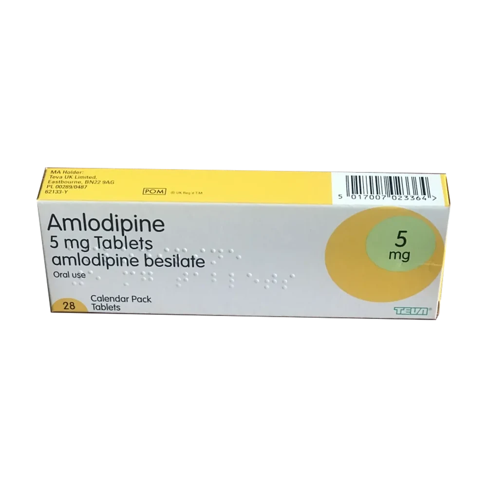 Teva Amlodipine 5mg X28