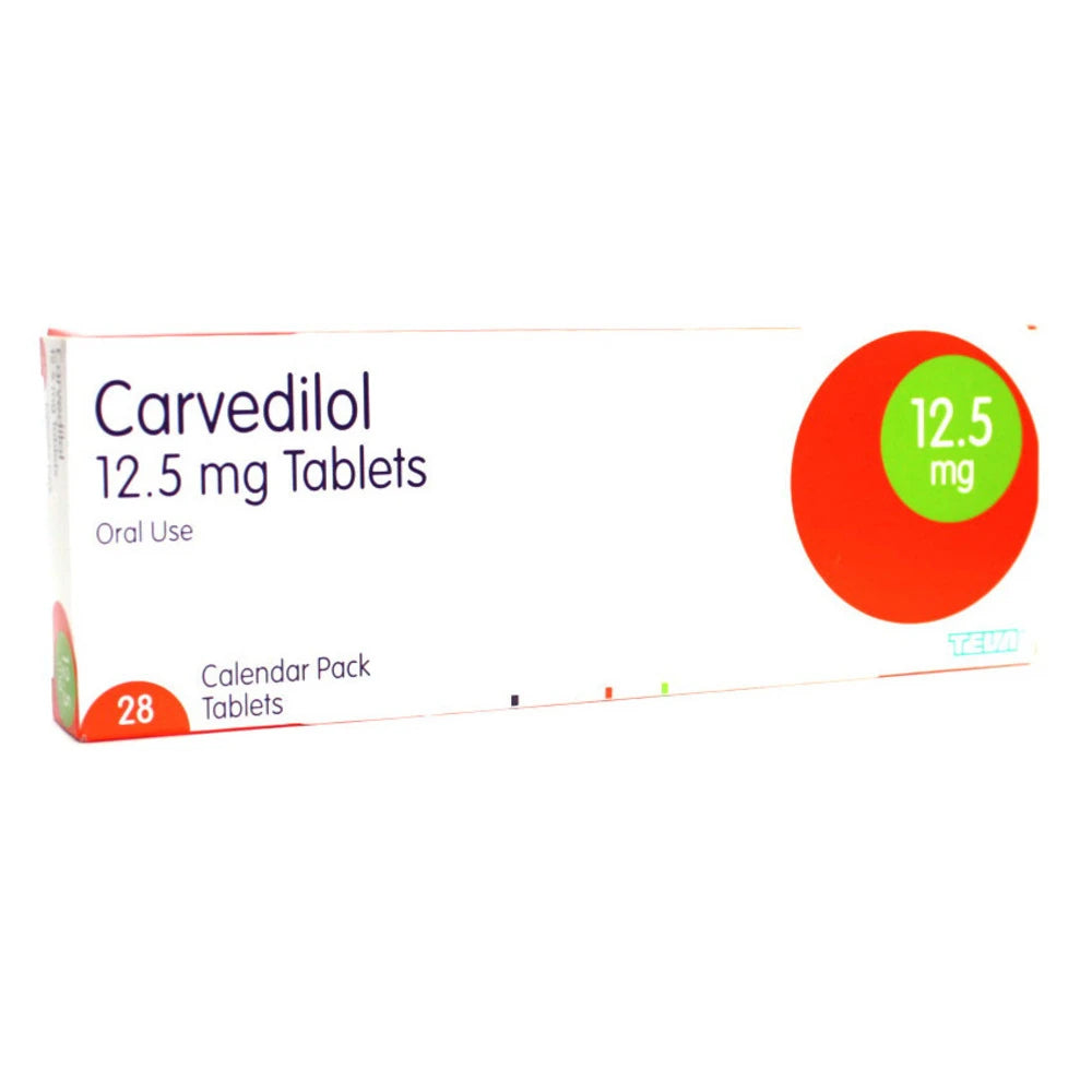 Teva Carvedilol 12.5 mg x28