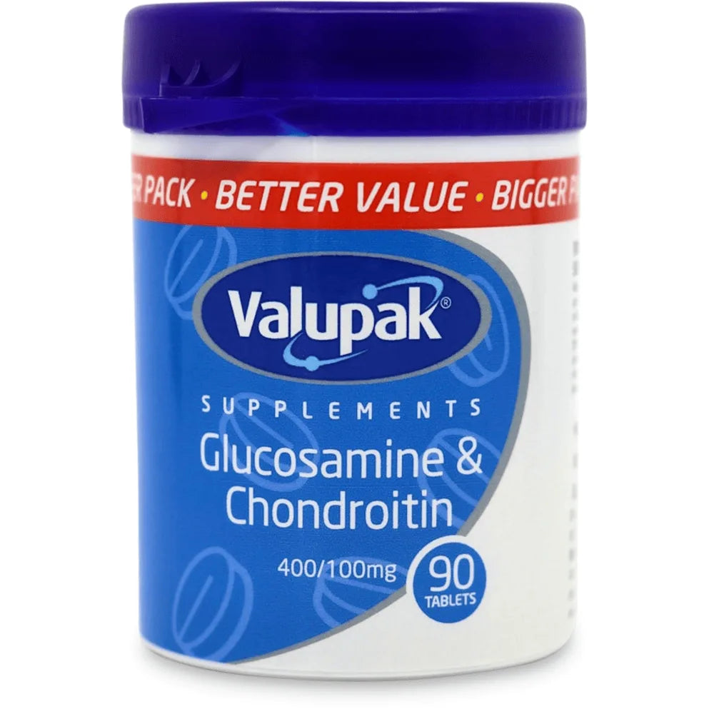 Valupak Glucosamine & Chondroitin 400/100mg x90