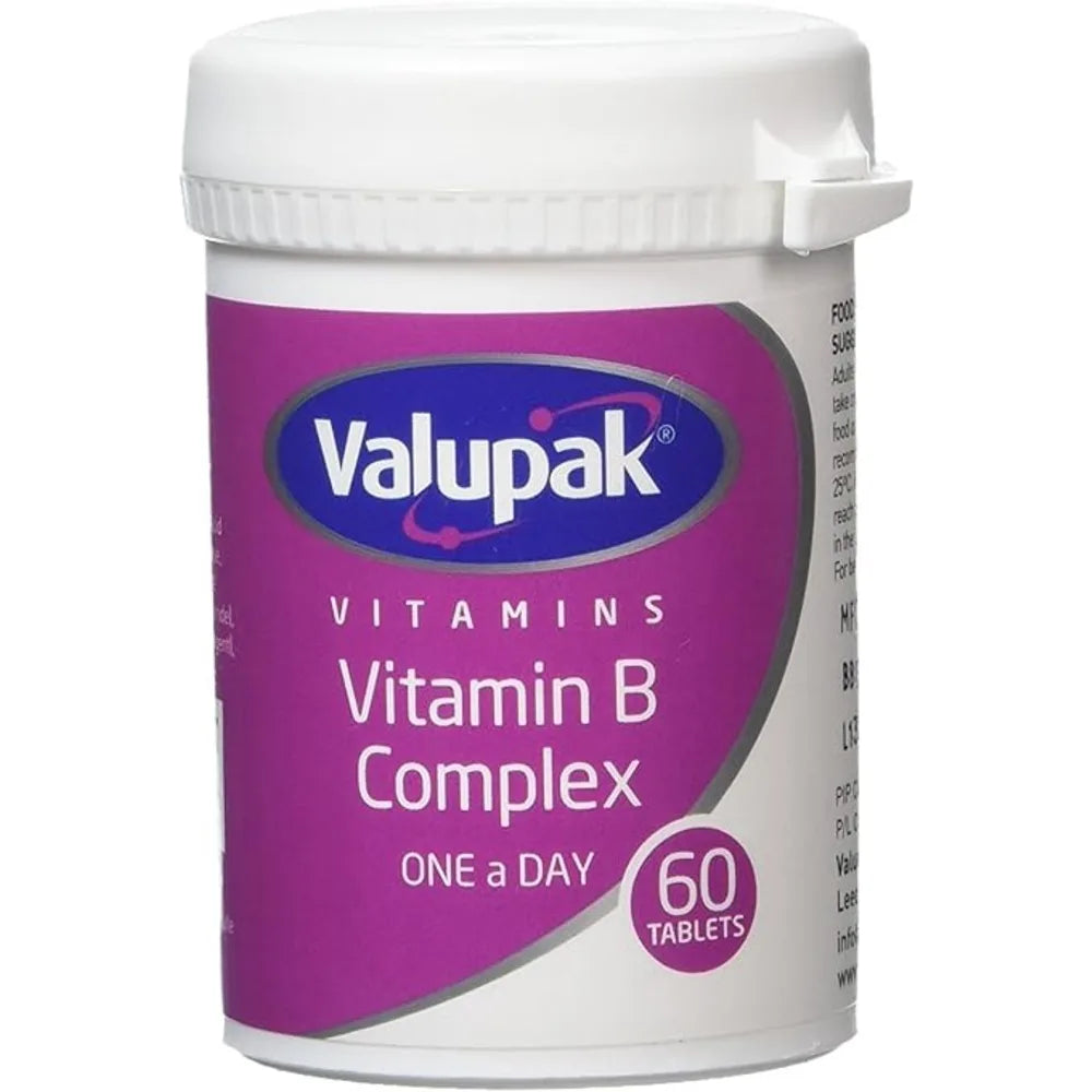 Valupak Vitamin B Complex One a Day Tablets x60