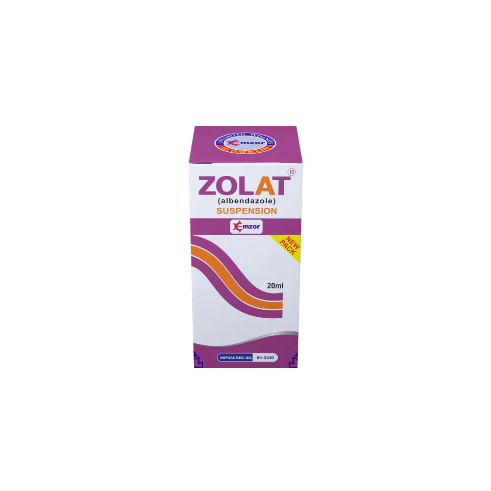 Zolat Albendazole 100mg/5ml