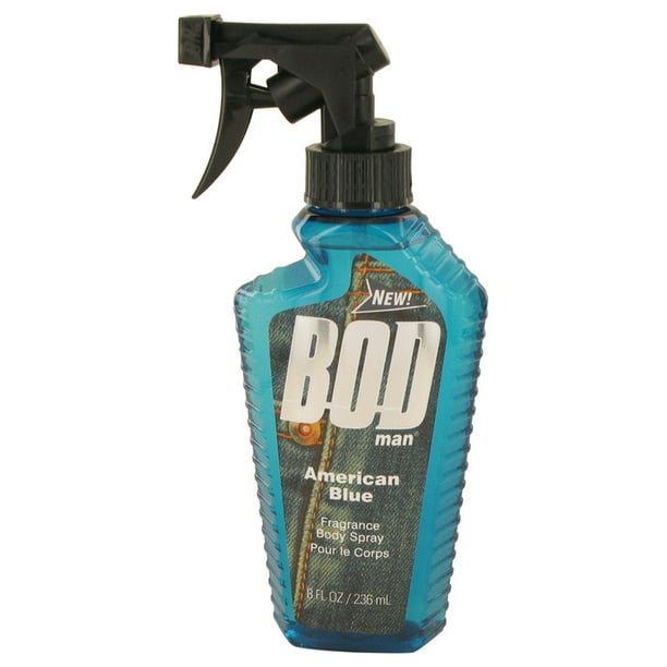 BOD Man American Blue Body Spray for Men 8 Oz