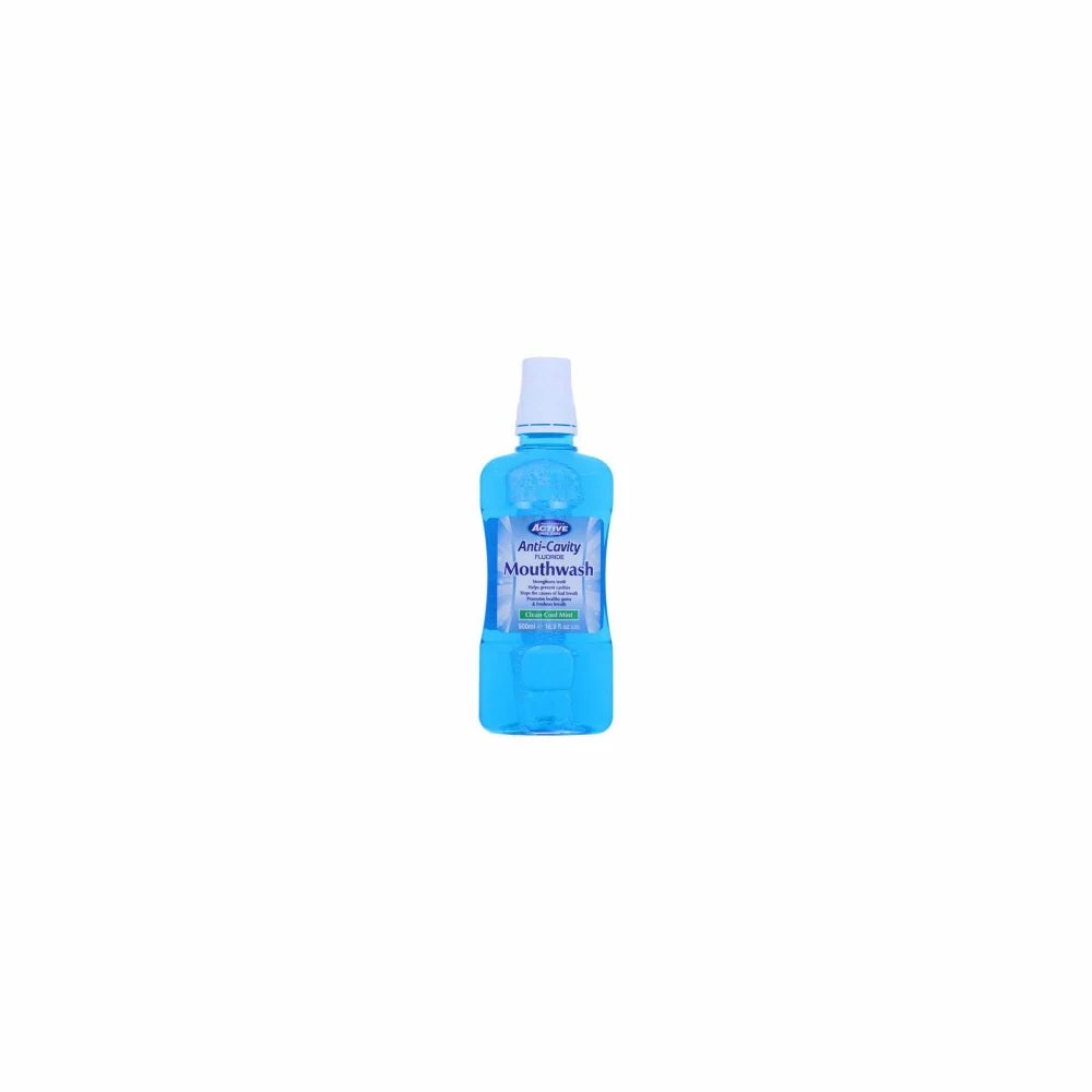 Active Oral Care Anti-Cavity Clean Cool Mint Mouthwash 500ml