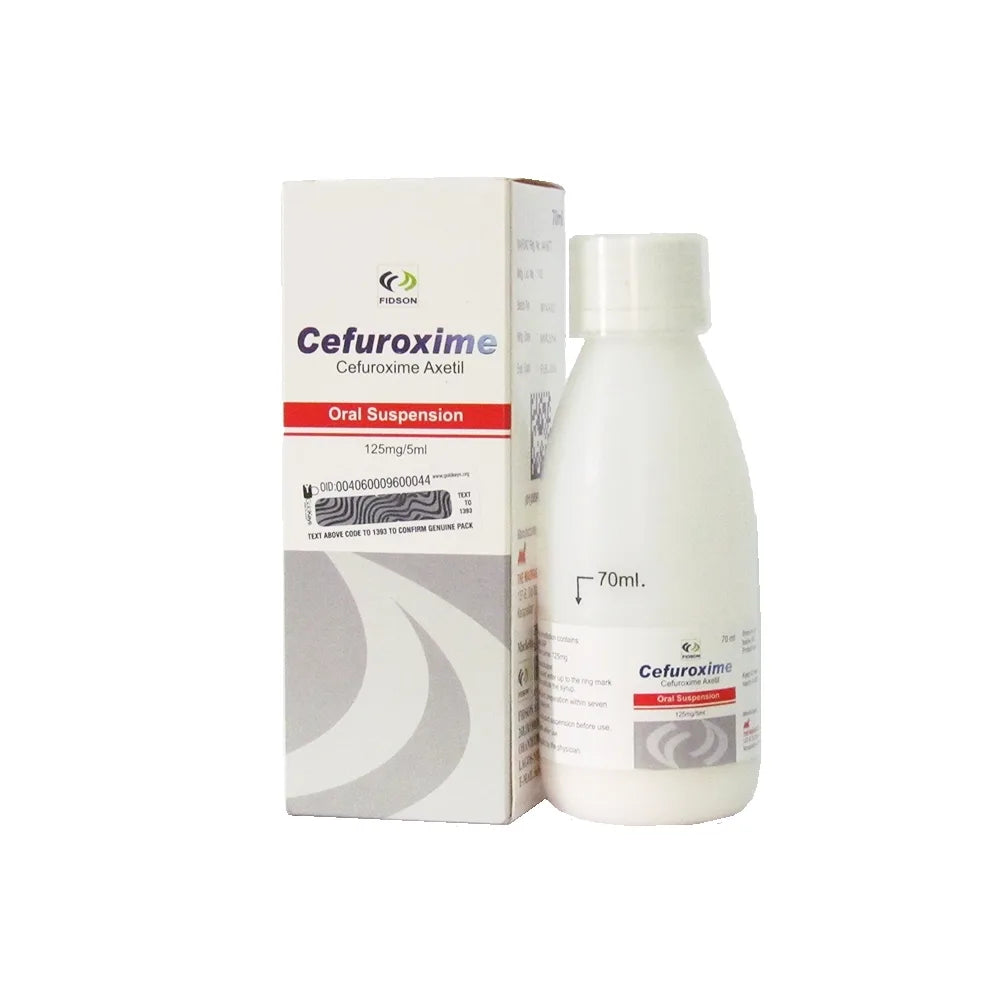 Fidson Cefuroxime 125mg/5ml Suspension 70ml