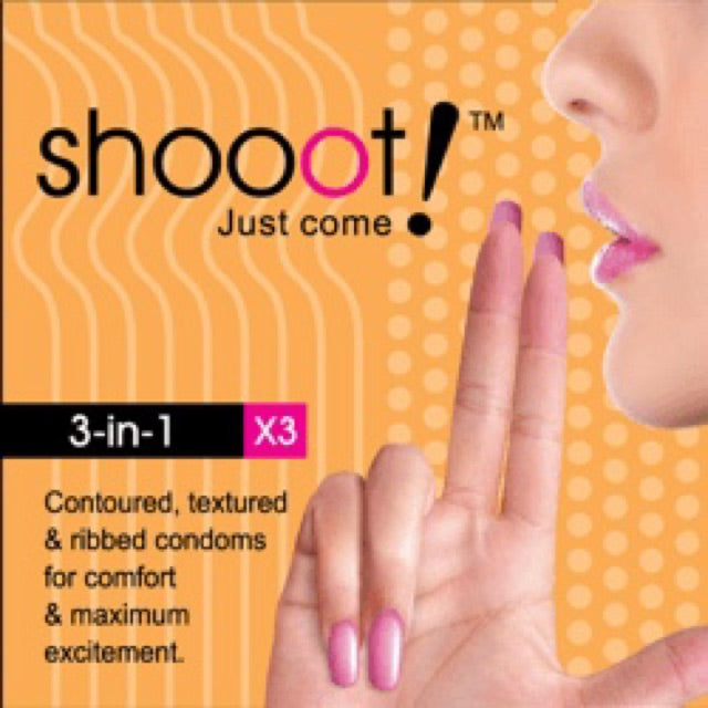 Shooot Condoms 3-in-1 X 3