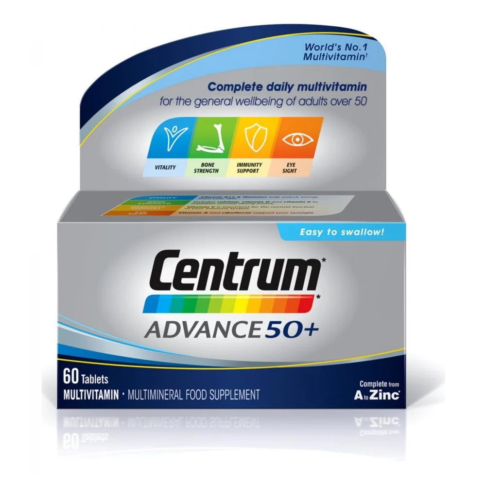 Centrum Advance 50+ Multivitamin Tablets x 60