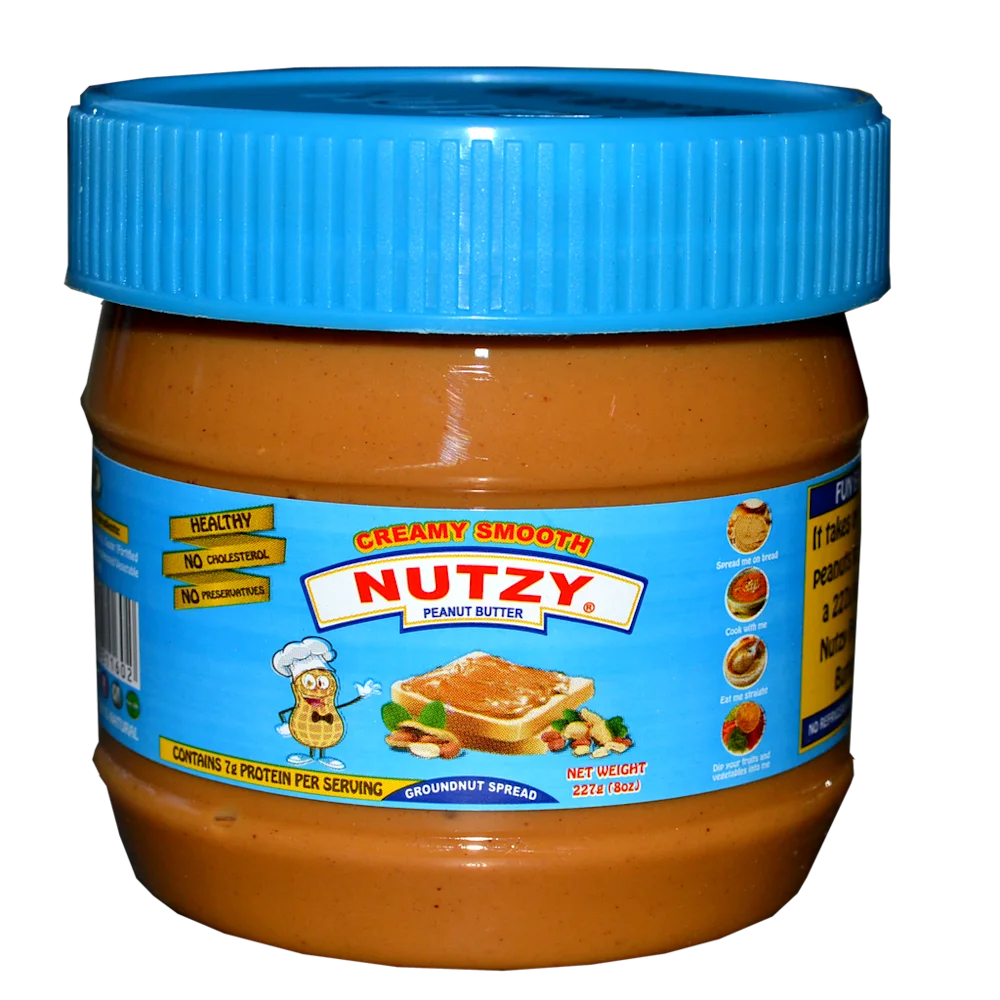 Nutzy Peanut Butter Smooth Cream 227G x1