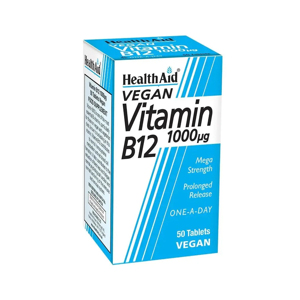 HealthAid Vitamin B12 1000mcg Tablets x 50