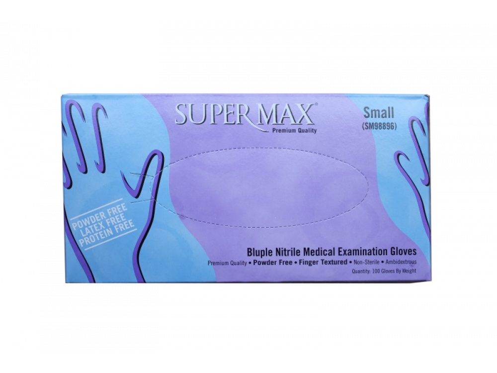 Supermax Nitrile Examination Gloves x 100