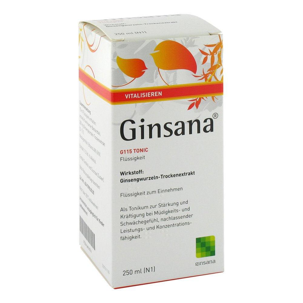 shop Ginsana (115) Tonic 250Ml from HealthPlus online pharmacy in Nigeria