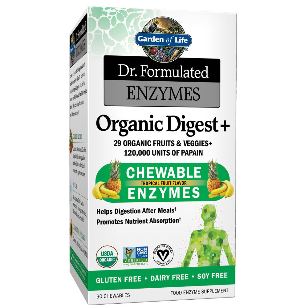 GOL Organic Digest Enzymes Chewable X 90