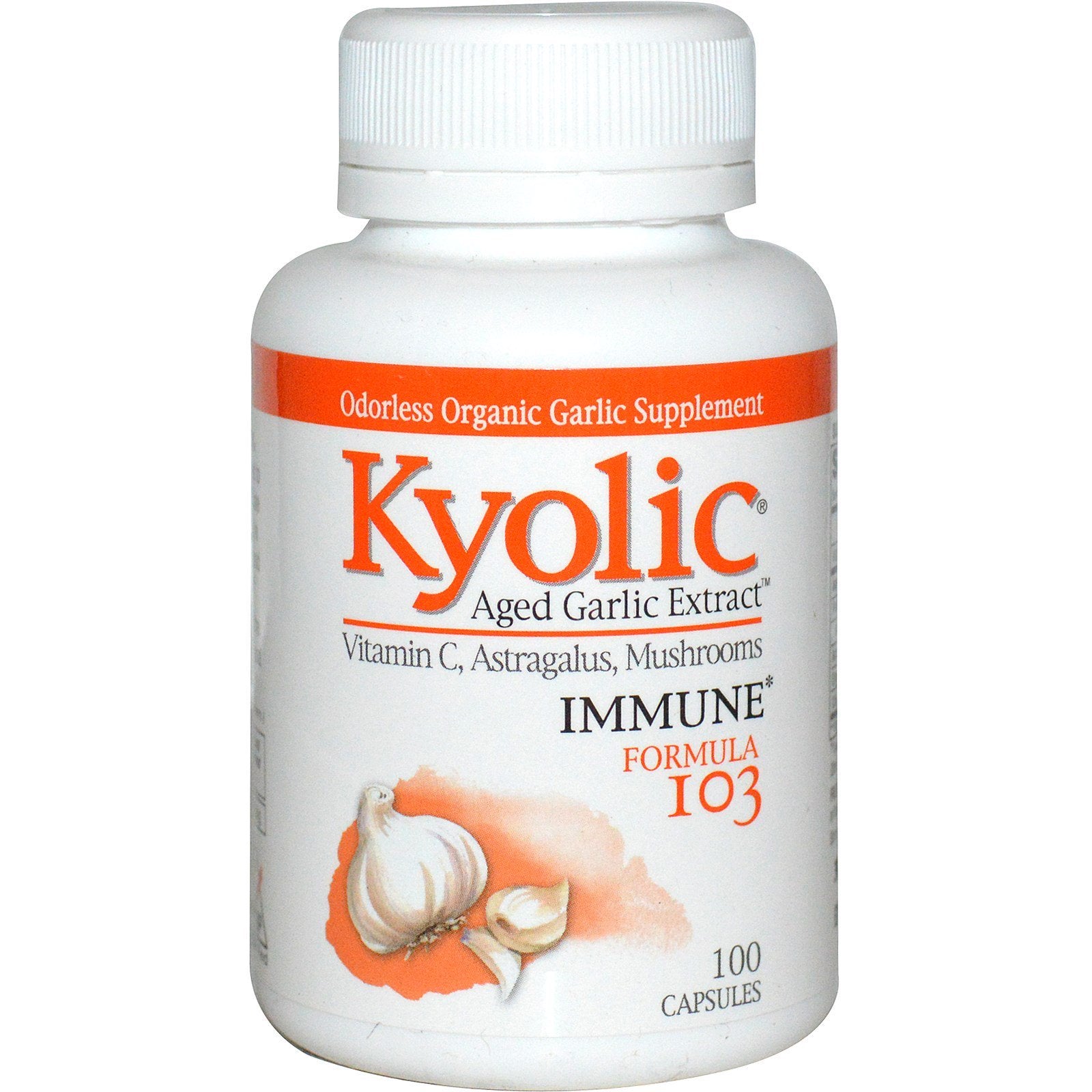 Kyolic Garlic Extract Immune Capsules X 100