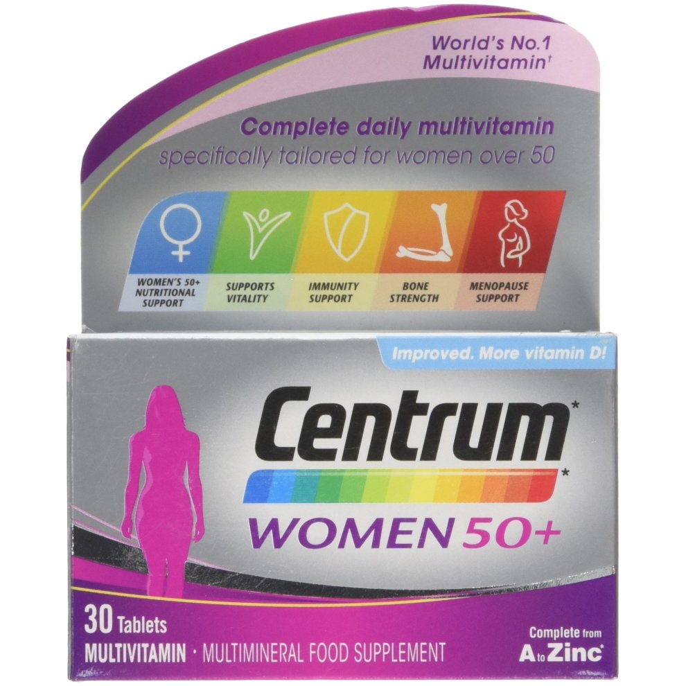 Centrum Women 50+ Multivitamin Tablets x 30