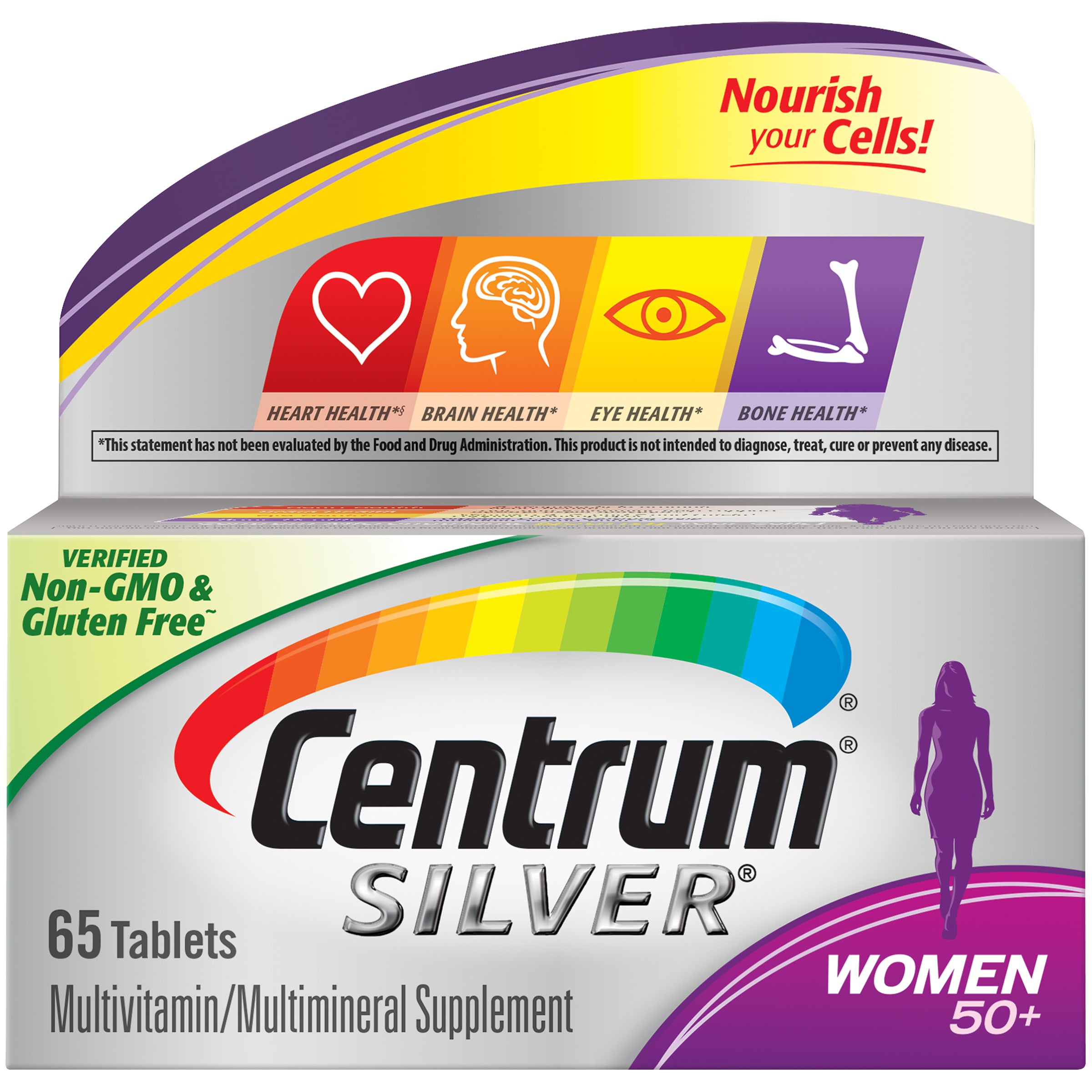 Centrum Silver Women 50+ Multivitamin Tablets X 65