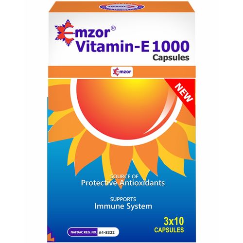 Emzor Vitamin E 1000mg