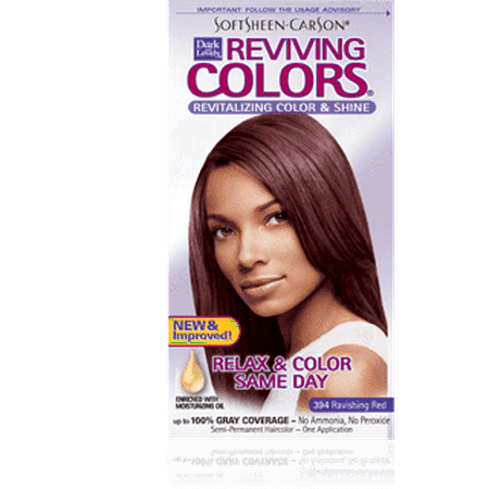 Dark and Lovely Relax & Color Same Day Semi-Permanent Haircolor - 394 Ravishing Red