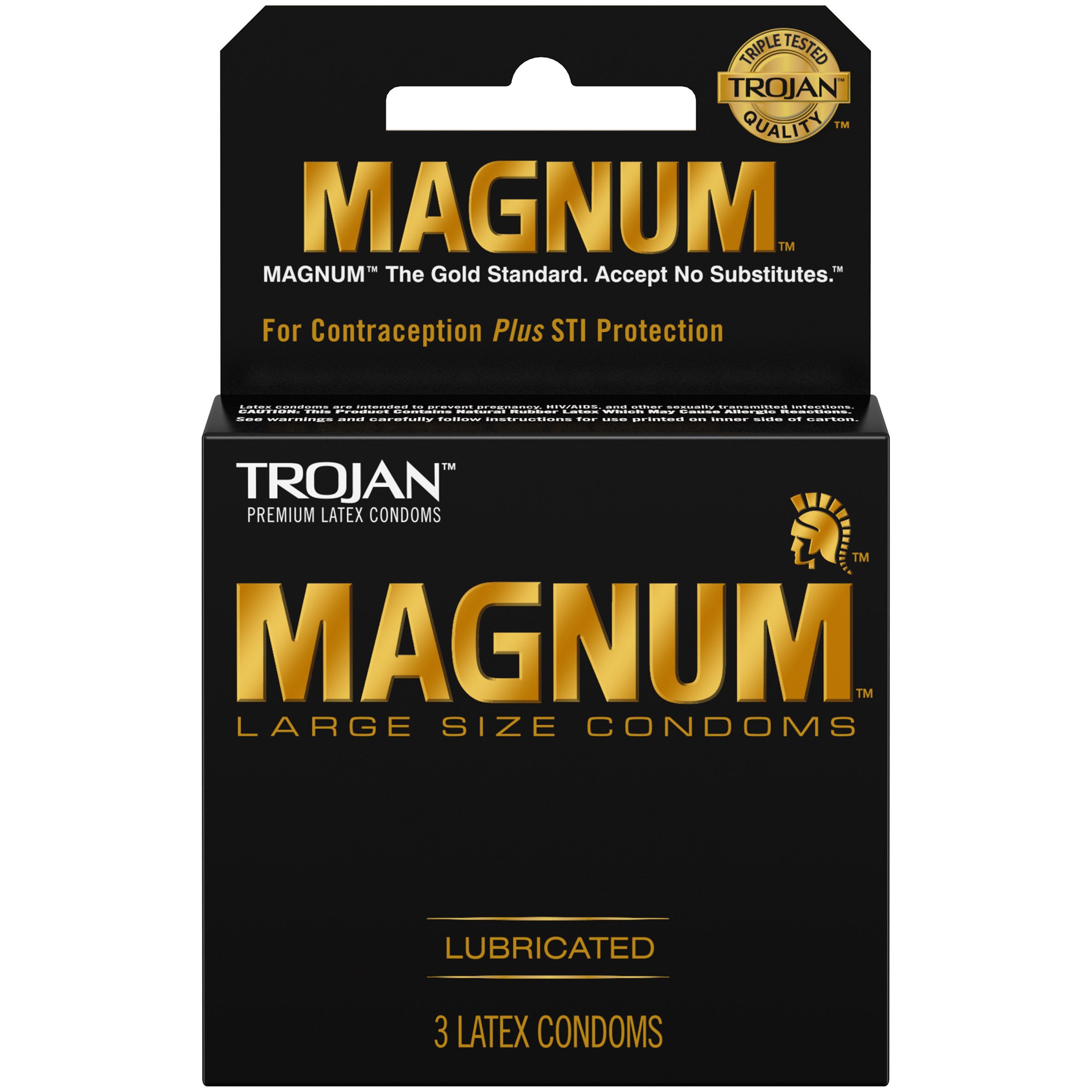 Trojan Magnum Condoms x 3