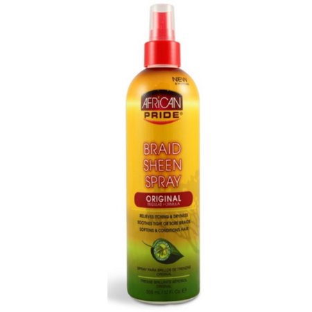 African Pride Olive Miracle Braid Sheen Spray Original 12 oz