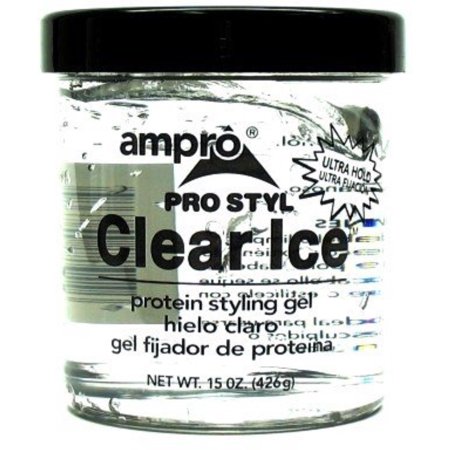 Ampro Pro Styl Clear Ice Ultra Hold Protein Styling Gel 15 oz
