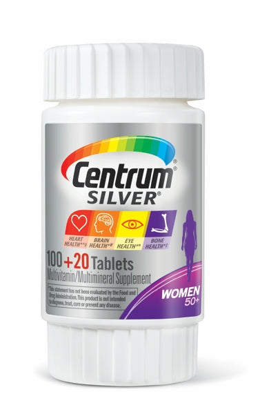 Centrum Silver Women 50+ Multivitamin Tablets X 120