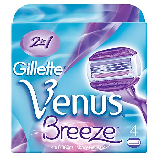 Gillette Venus Breeze Razor Blades x 4