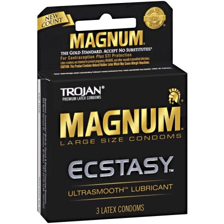 Trojan Magnum Ecstasy Condoms X 3